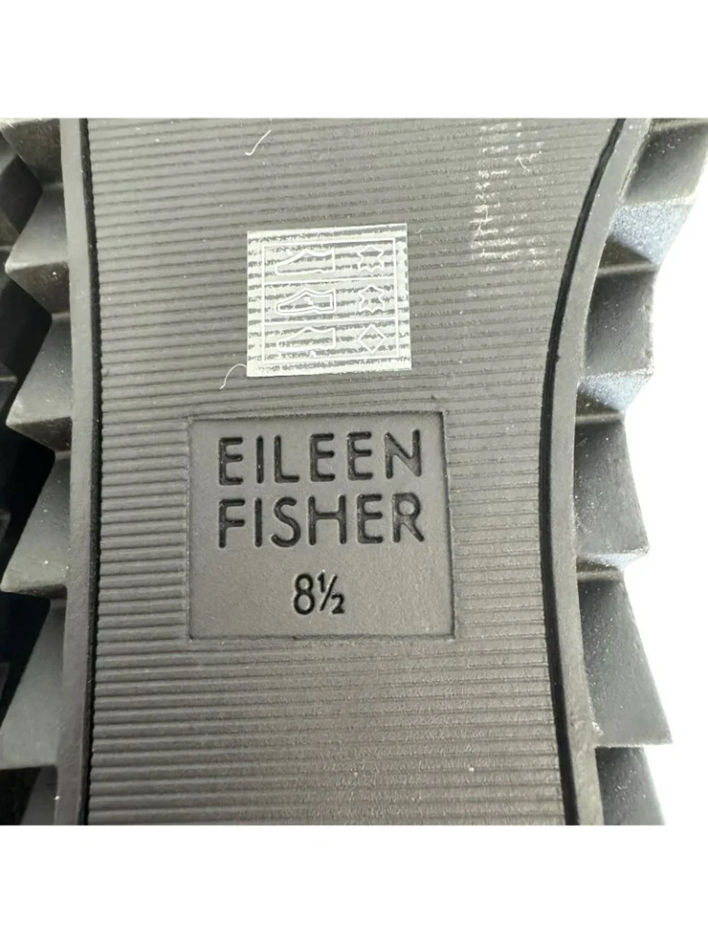 Eileen Fisher Kenille Boots Womens Size 8.5 Black Wedge Shearling Fur NEW NWOB